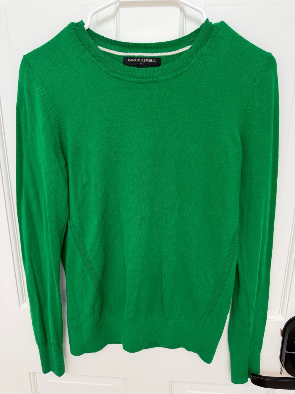 Banana Republic Emerald Green Crewneck Sweater